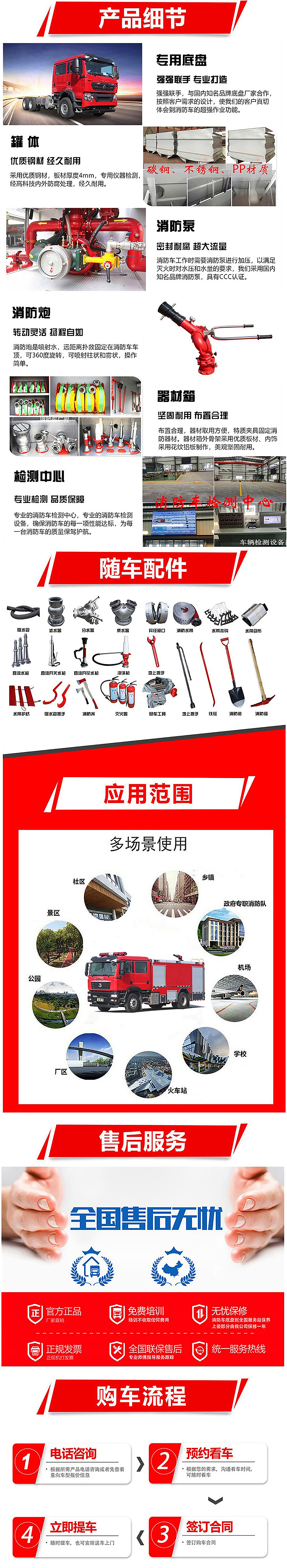 中潔牌天錦6噸泡沫消防車